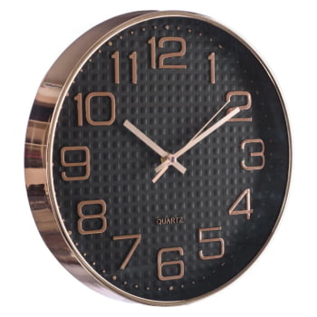 Relógio De Parede Redondo Cozinha Sala Premium 30cm Quartz