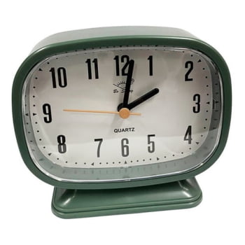 Relógio Despertador Pilha Cores Alarme Moderno Minimalista