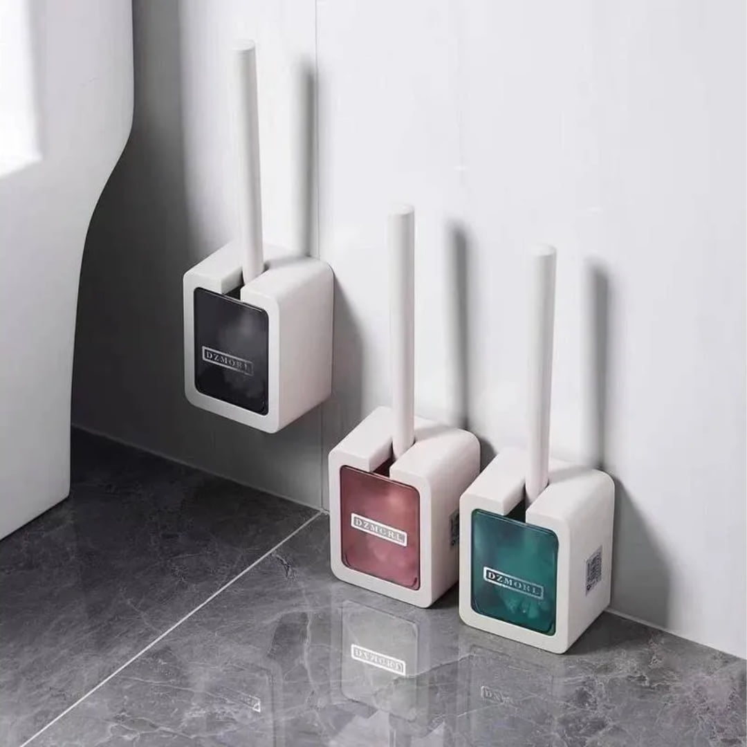 Escova Sanitária Adesiva Parede Escova Limpa Vaso Sanitário