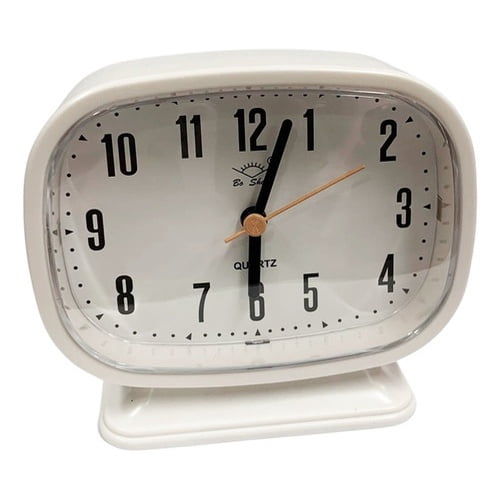 Relógio Despertador Pilha Cores Alarme Moderno Minimalista